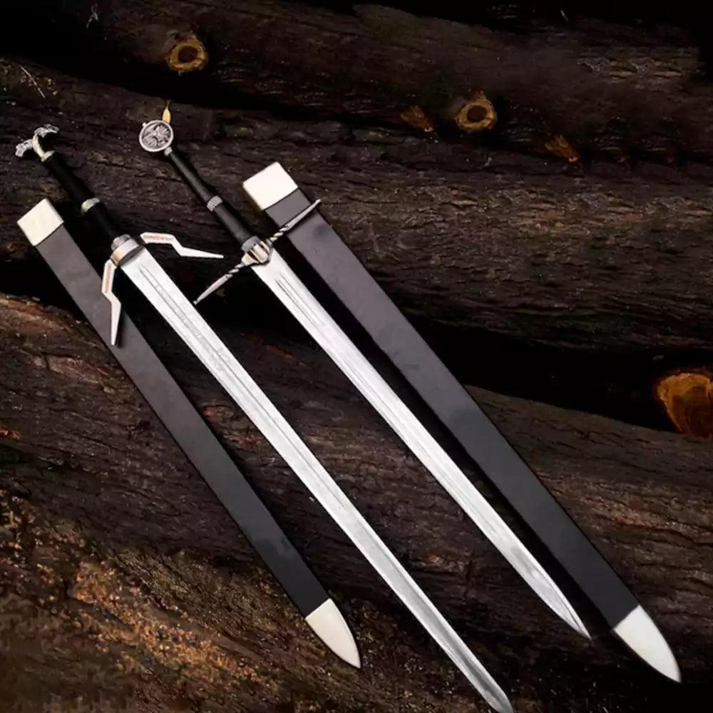Handmade Witcher Sword 3 Pc , Master Sword OF Geralt of Rivia , Arondight's Witcher Sword ,Witcher 03 Replica Sword Witcher, Wild Hunt Sword
