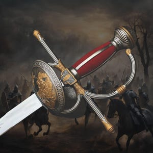 Handmade Quixote Rapier Renaissance Spanish Musketeer Sword ,  Quixote RAPIER  Sword, RAPIER SWORD.