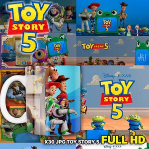 TOY STORY 5 – 30 GRAFICHE digitali ideali per tazze