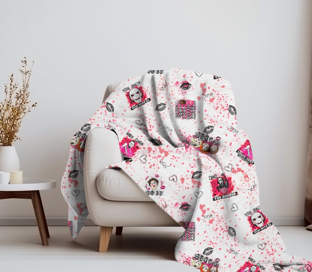 Halloween Mean Girls Blanket, Halloween Blanket, Custom Blankets, Ghost