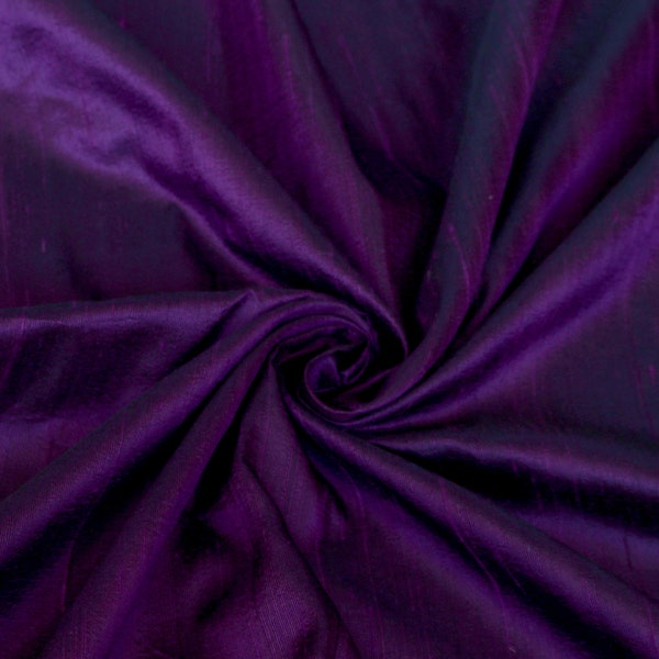 50% SALE Purple Silk Fabric By The Yard,  Silk Fabric, Silk Dupioni Fabric, Wholesale Silk Fabric, Silk Dress Fabric, Bridal Silk, Slub Silk