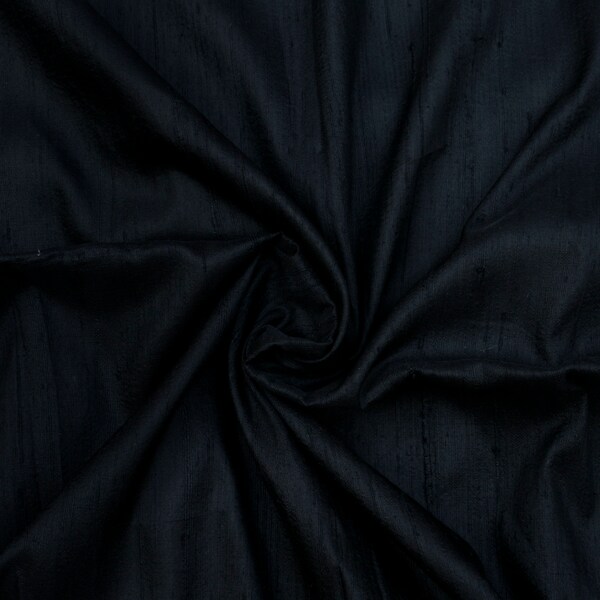Black Silk Wool Fabric main image 1