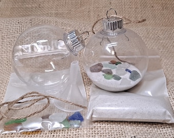 Kit de adornos de vidrio para la playa del lago Erie