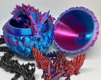 Mysterious Dragon Egg 3D Printed Toy Easter