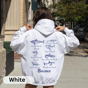 Hammerhead Shark Hoodie Coconut Girl Great White Shark Scuba Diving Gift Surf Sweater Shark Lover Gift Granola Girl Whale Shirt Beach Hoodie