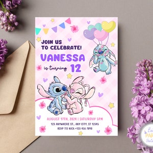 Faire-part d'anniversaire point et ange, faire-part d'anniversaire point personnalisé, faire-part d'anniversaire point, point et faire-part ange