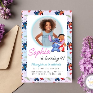 Invitation de point personnalisée avec photo, invitation d'anniversaire de point avec photo, invitation de point pour les enfants, invitation d'anniversaire de point