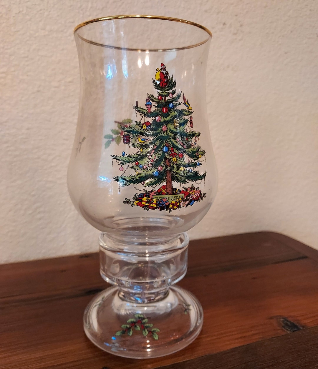 Spode Christmas Candle Holder and Sconce Etsy