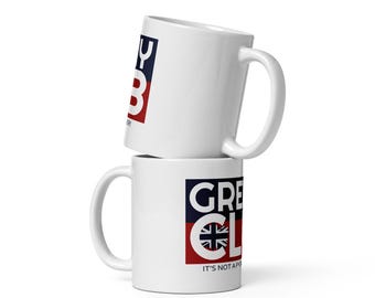 White Glossy Grenny Club "Flag" Mug