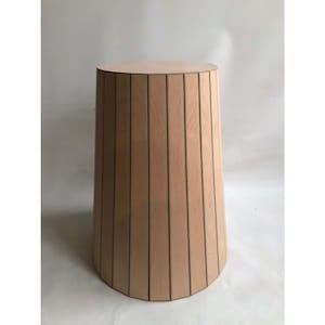 Table Leg Funnel Beech Veneer 38x58x74cm