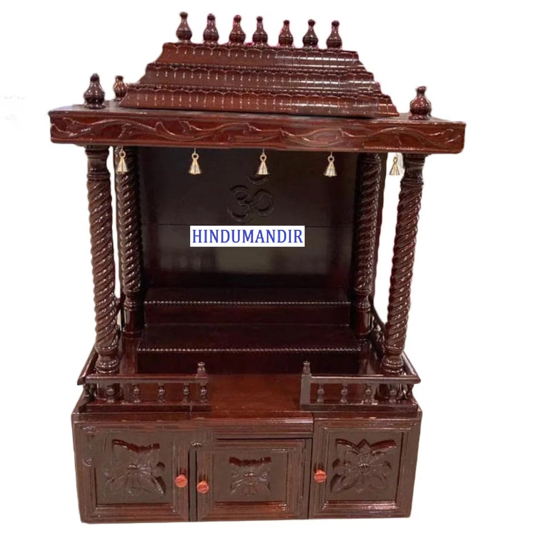 Big Designer Carved Temple Home Temple Wooden Carved Pooja Mandir, Wooden Handmade,pooja Ghar