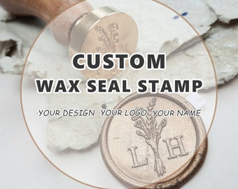 Custom Any Logo Custom wax seal kit ， Wax stamp custom，Custom logo wax seal stamp kit for wedding invitation，Wedding wax seal kit