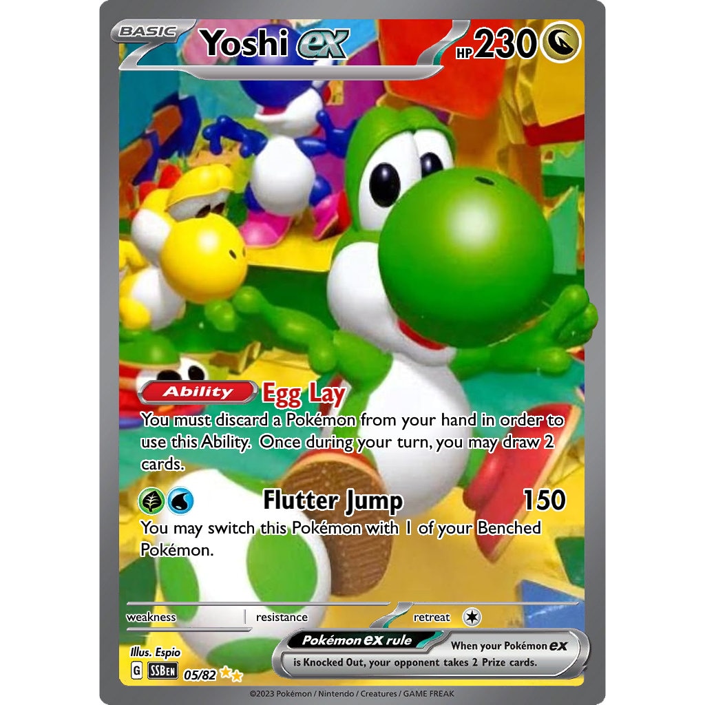 Smashcards - Yoshi Ex - Etsy Smashcards - Yoshi Ex - Etsy