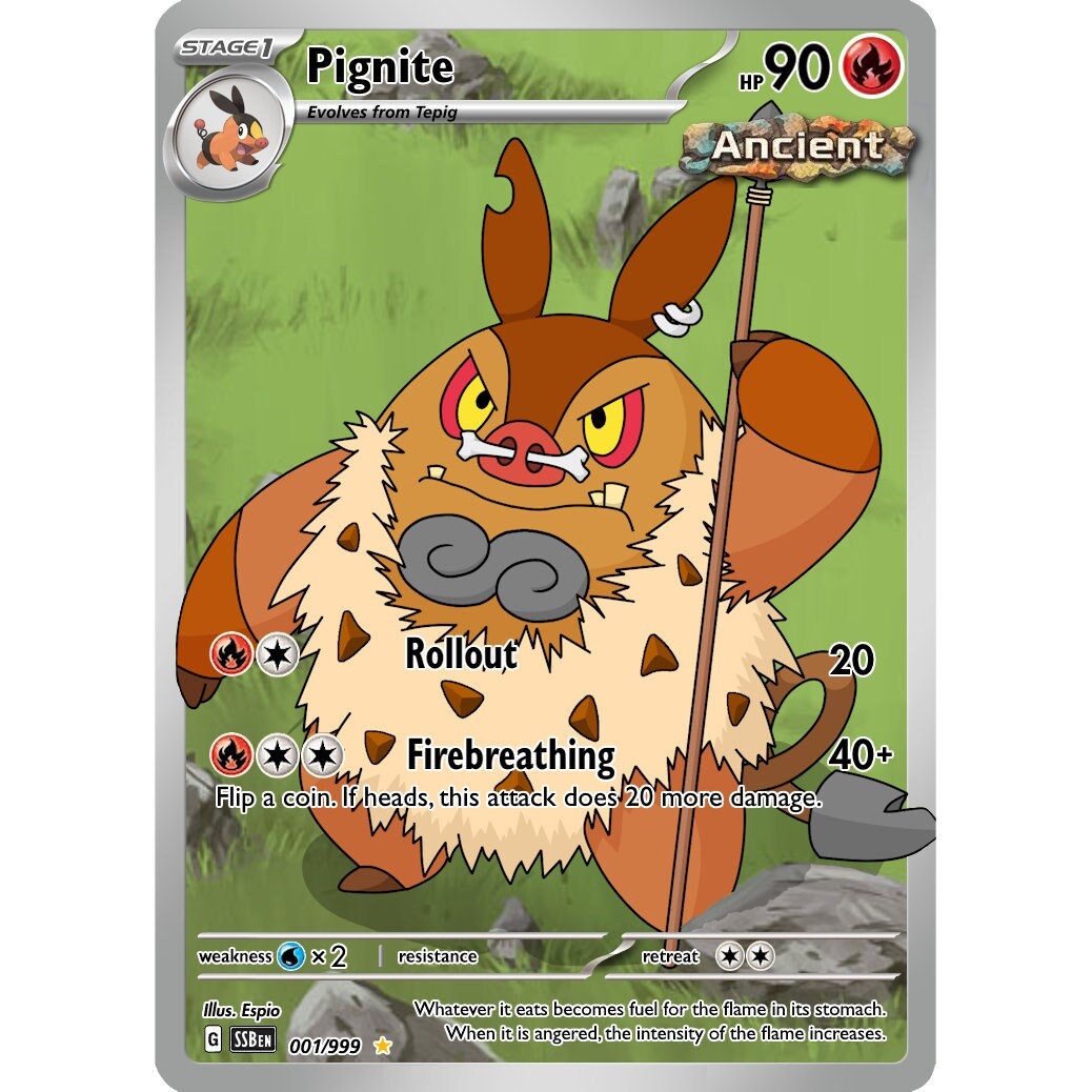 Pignite (BCR 25/149) -- Illustration Rare