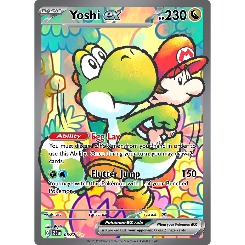 Smashcards - Yoshi Ex - Etsy Smashcards - Yoshi Ex - Etsy
