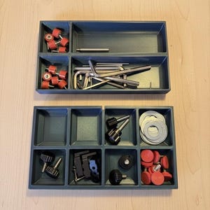 Cajas de herramientas pequeñas Harbor Freight, contenedores para suministros de costura, organizadores de herramientas imagen 7
