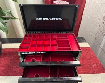 Harbor Freight Mini Toolbox bins, sewing supply containers , tool organizer bins