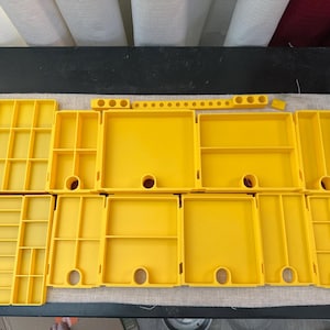 Cajas de herramientas pequeñas Harbor Freight, contenedores para suministros de costura, organizadores de herramientas All Trays