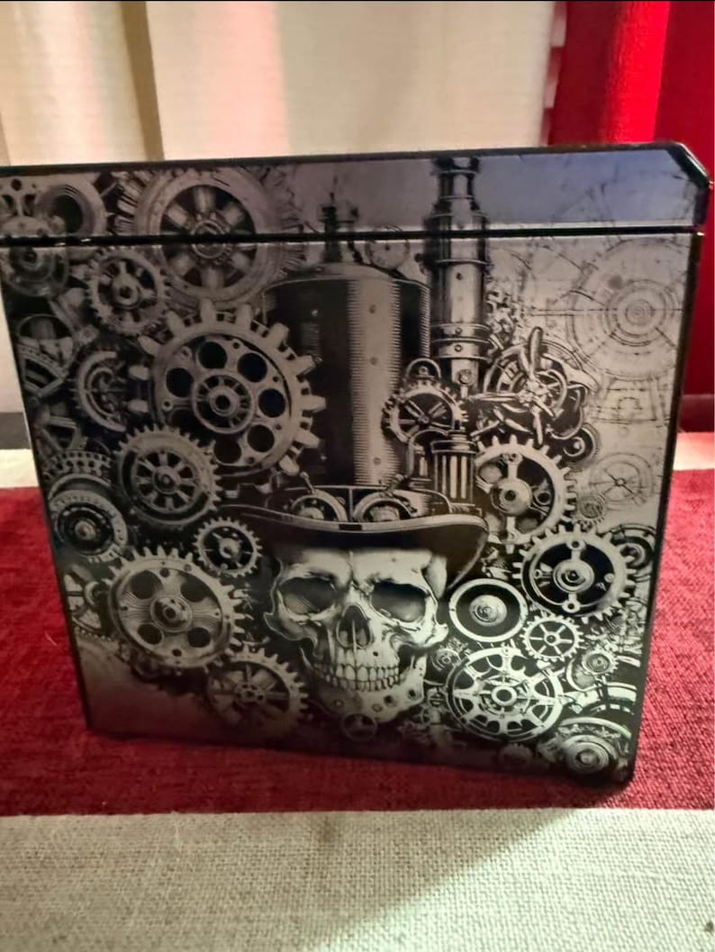 Mini toolbox Harbor Freight or Kobalt Customized mini toolbox Steampunk sides