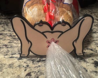 Pinza para pan impresa en 3D con diseño lascivo: regalo mordaz para parejas atrevidas, regalo travieso para soltero/a, regalo divertido para inauguración de la casa, no apto para el trabajo