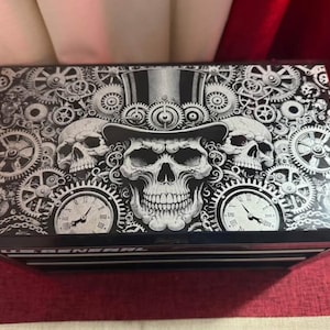 Mini toolbox Harbor Freight or Kobalt Customized mini toolbox Steampunk top