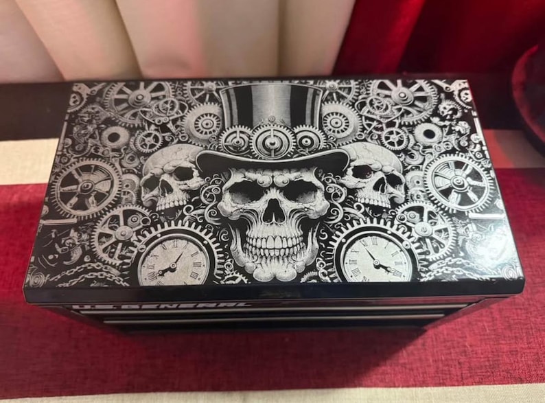 Mini toolbox Harbor Freight or Kobalt Customized mini toolbox Steampunk top