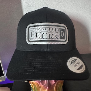 Zero F*cks Given Truckerkeps: Edgy Snapback