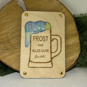 Tarjeta de regalo de dinero para cumpleaños Feliz cumpleaños Saludos Plantilla de archivo cortado con láser svg, xcs