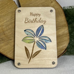 Buono regalo in denaro per compleanno Buon compleanno Modello di file tagliato al laser in formato SVG, XCS