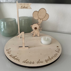 Laser cut file template birthday plate children's birthday svg xcs