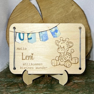 Modello di file tagliato al laser buono regalo soldi per la nascita Download istantaneo in formato SVG, xcs