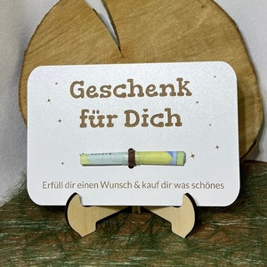 Modèle de fichier découpé au laser cadeau de carte-cadeau d’argent pour votre anniversaire téléchargement instantané svg, xcs