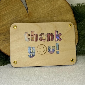 Geld cadeaubon dank u dank u lasergesneden bestandssjabloon svg, xcs