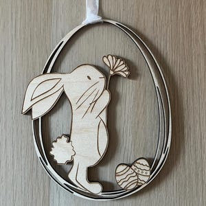 Frohe Ostern Türkranz sofort download Laser cut Datei Vorlage svg xcs pdf