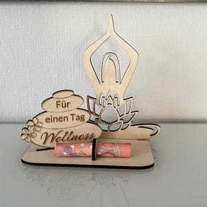 Modelo de arquivo de corte a laser Cash Gift Wellness Spa svg, xcs