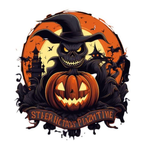 Halloween scary pumpkin Png, Halloween Png, Pumpkin Png, Halloween png Design, instant download