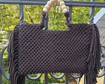 Borsa macramè fatta a mano