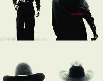 Dogfish Cowboy - confezione da 4 carte da parati