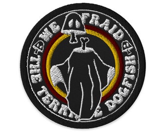 DEHEADED GHOST "We a Fraid" logo rétro PATCH brodé
