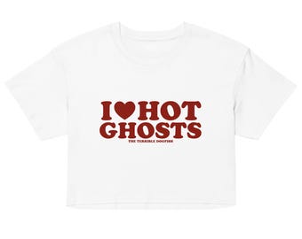 HOT GHOSTS - kurz geschnittenes T-Shirt