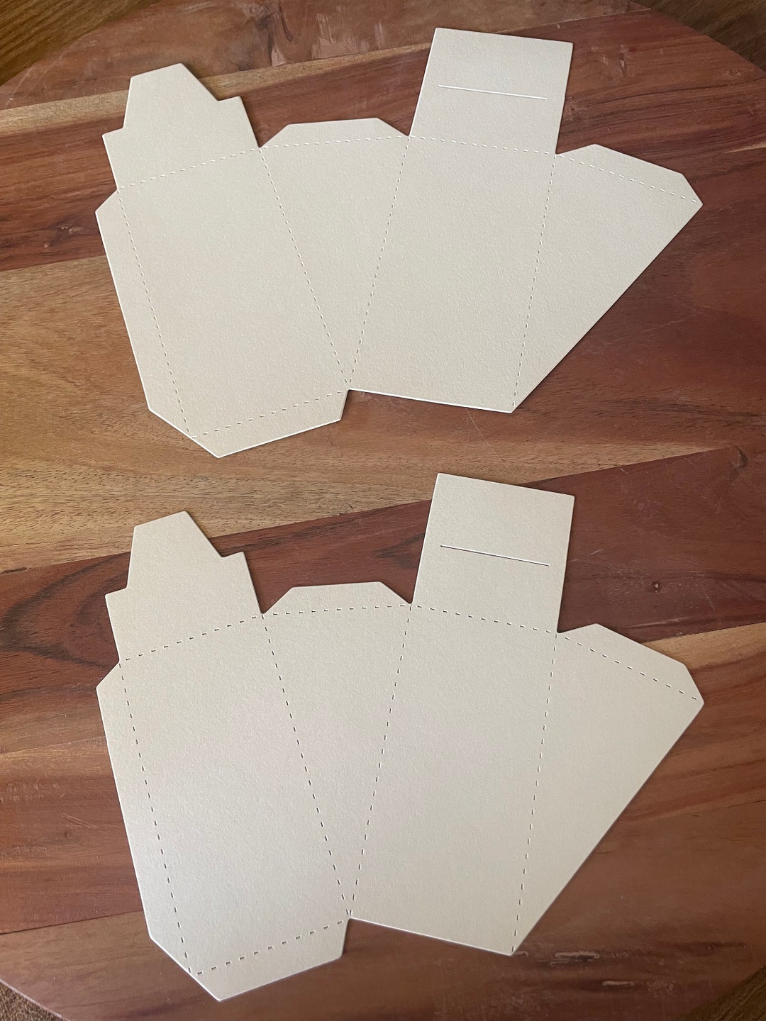 12 Cake Slice Box Die Cut Template Cardstock Etsy