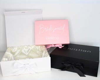 Geschenkbox | Brautjungfer Trauzeuge Bräutigam Braut Geschenk JGA | personalisiert | Geburtstagsgeschenkbox | Hochzeitsgeschenkbox Hochzeit