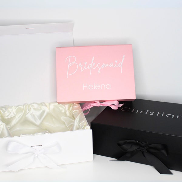 Geschenkbox | Brautjungfer Trauzeuge Bräutigam Braut Geschenk JGA | personalisiert | Geburtstagsgeschenkbox | Hochzeitsgeschenkbox Hochzeit