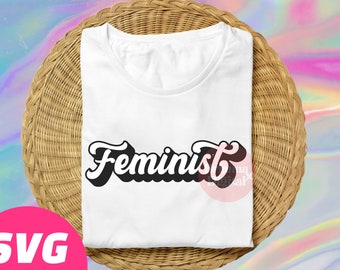 Archivo de corte SVG feminista, Empoderamiento femenino SVG, PNG feminista