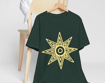 Star of Ishtar T Shirt, Mesopotamian Goddess sign Tee, Inanna War and love, Unisex Top, Mythology Shirt