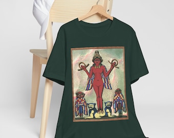 Ishtar T Shirt, Mesopotamian Goddess Tee, Inanna War and love, Unisex Top, Mythology Shirt, Mothers Day Gift