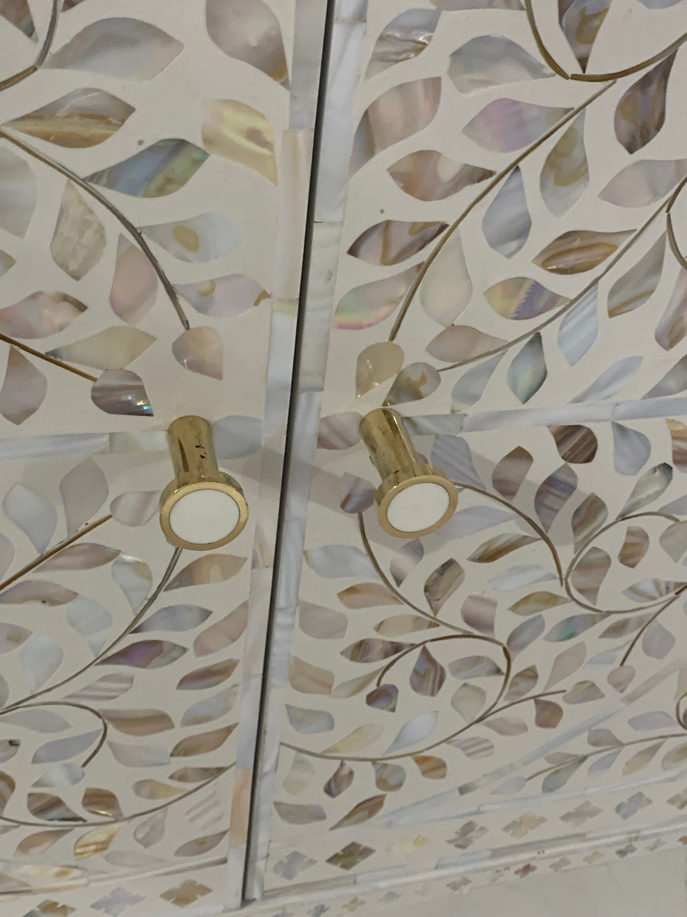 Mop Inlay Sideboard With 4 Doors and 2 Drawers, Bone Inlay Cabinet ...