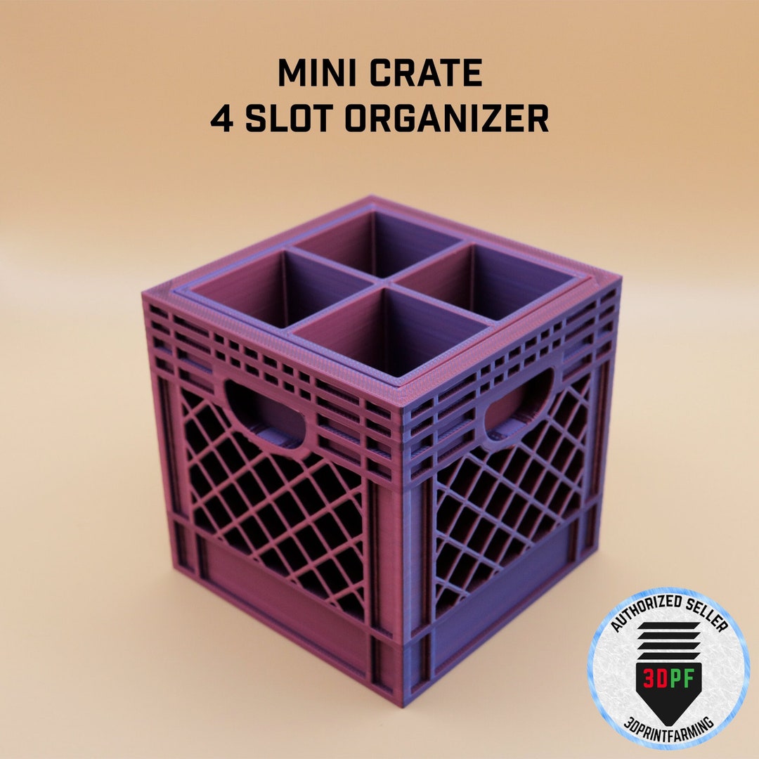 Sd/micro SD/USB Mini Milk Crate Organizer / Mini Brands / Storage