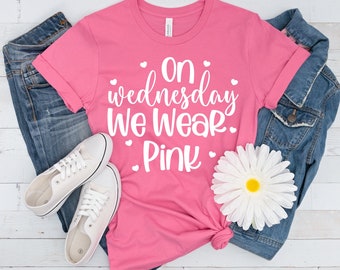On Wednesday We Wear Pink Shirt: Mean Girls Matching Outfit