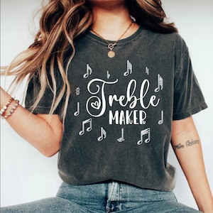 Treble Maker Piano Tee: Funny Musician Shirt